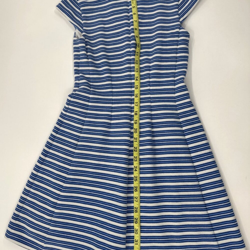 Lilly Pulitzer Dress Womens XS Blue Striped Ottoman Bree Stretch Casual Vacation - Picture 12 of 12